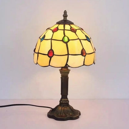 Vintage Style Glass LED Table Light Fixture