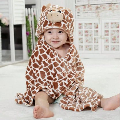 Cozy Kids Hooded Bath Towel – Cute Animal Design