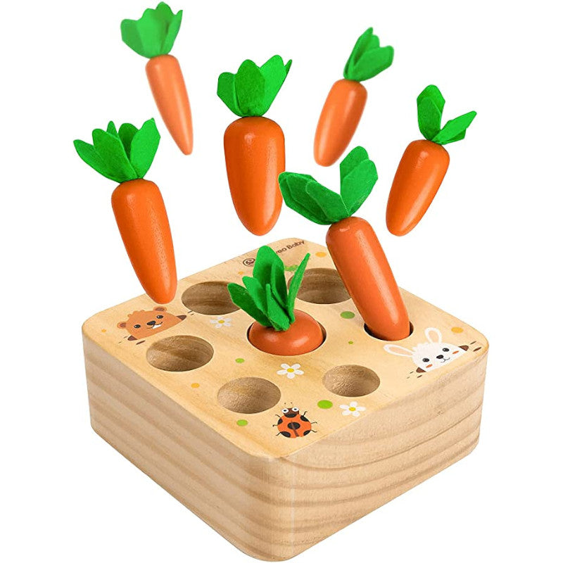 Natural Wooden Toy Veggie Set - Fesara