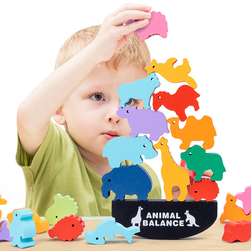 Educational Wooden Rocking Toy for Kids