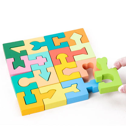Fun Wooden Learning Puzzle Toy