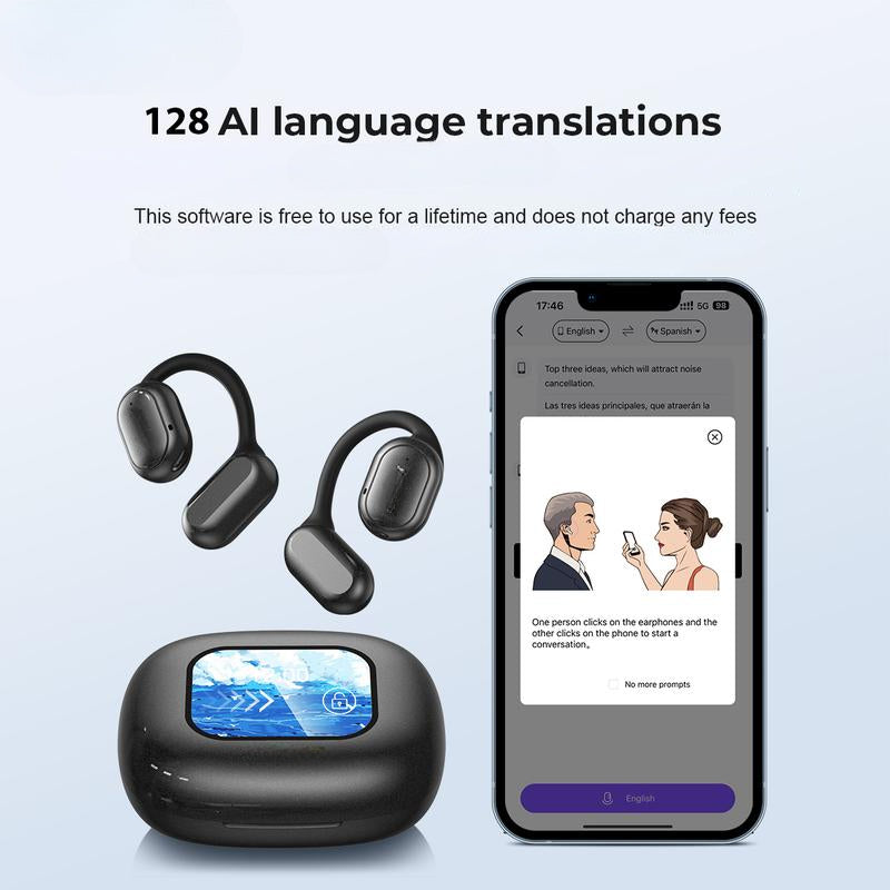 Wireless AI Translation Earbuds