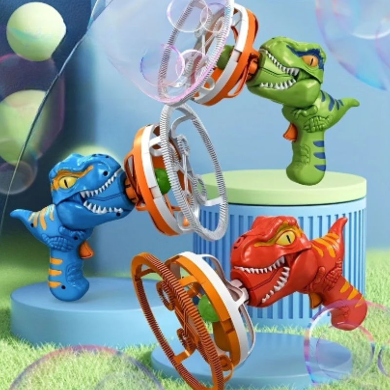 Fun Kids Dinosaur Bubble Blaster Machine