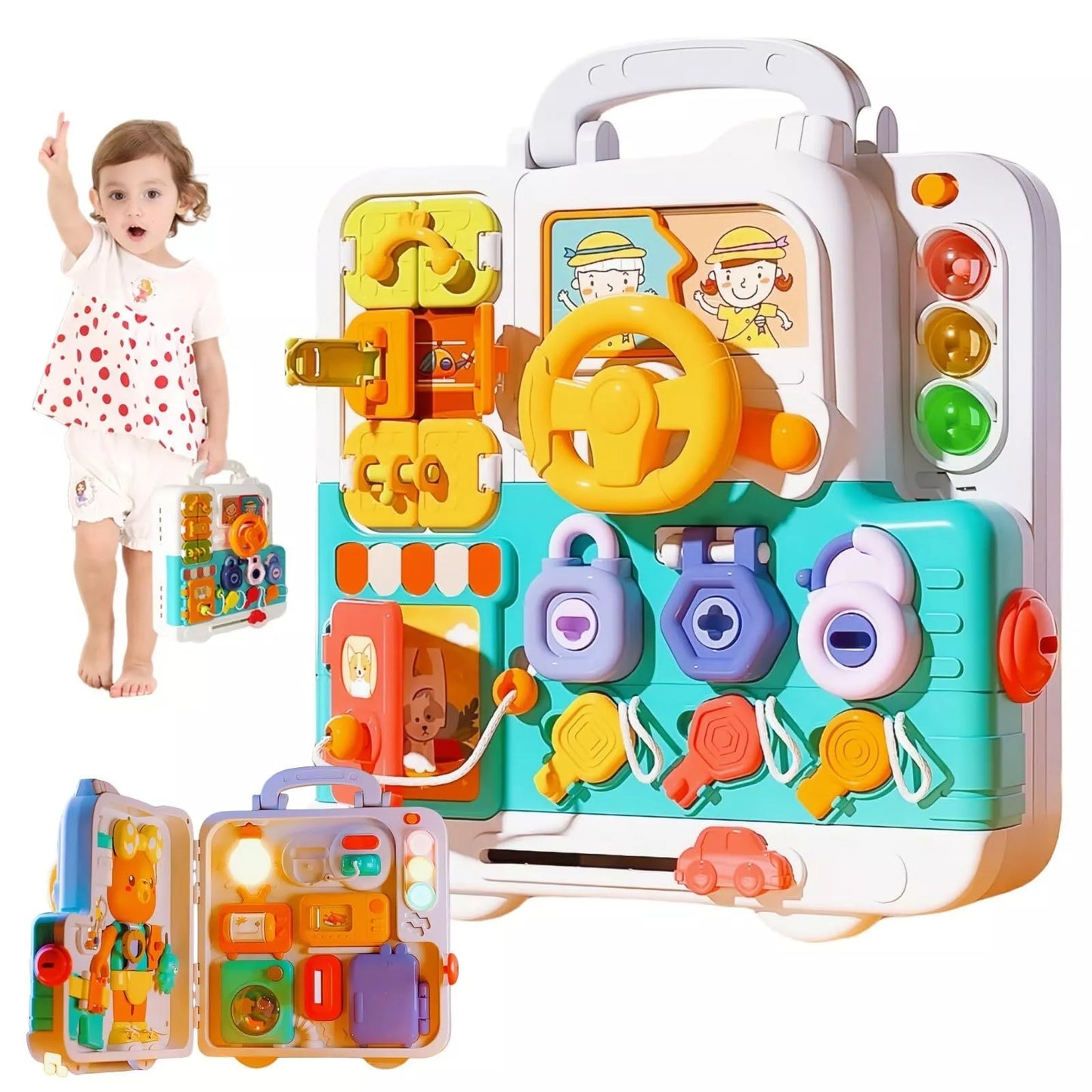 Fun Learning Activity Board for Toddlers