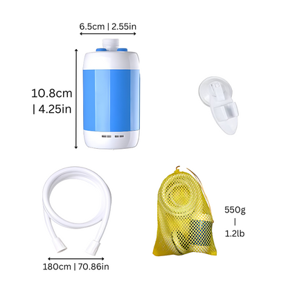 Compact Rechargeable Outdoor Camping Shower Head