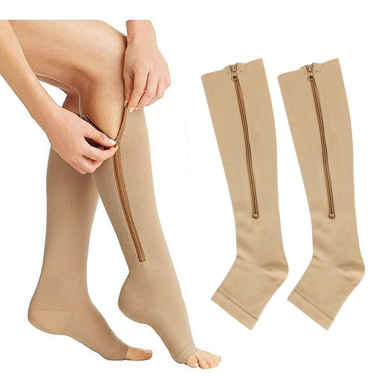 Comfortable Women's Compression Socks for Better Circulation - Fesara