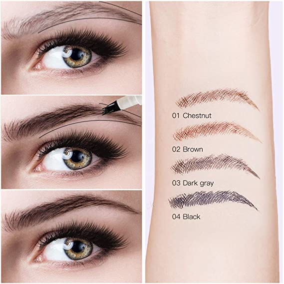 Precision Brow Pro - Waterproof Eyebrow Pencil with 4-Tip Applicator-2