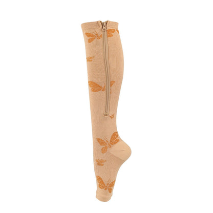 Zipper Compression Stockings for Women - Enhanced Blood Flow & Comfort-4