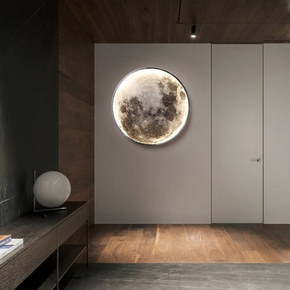 Glowing 3D LED Globe Ceiling Lamp