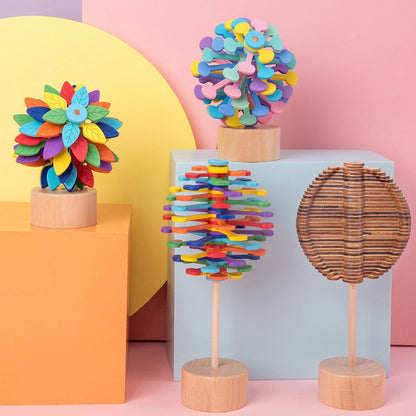 Natural Wooden Anxiety Relief Toy