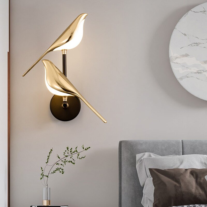 Adjustable Bird Design LED Wall Light