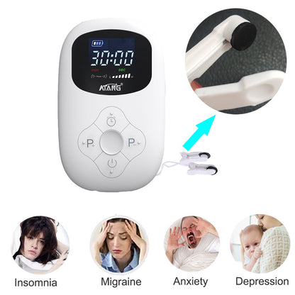 Portable Relaxation Therapy Device for Sleep Relief
