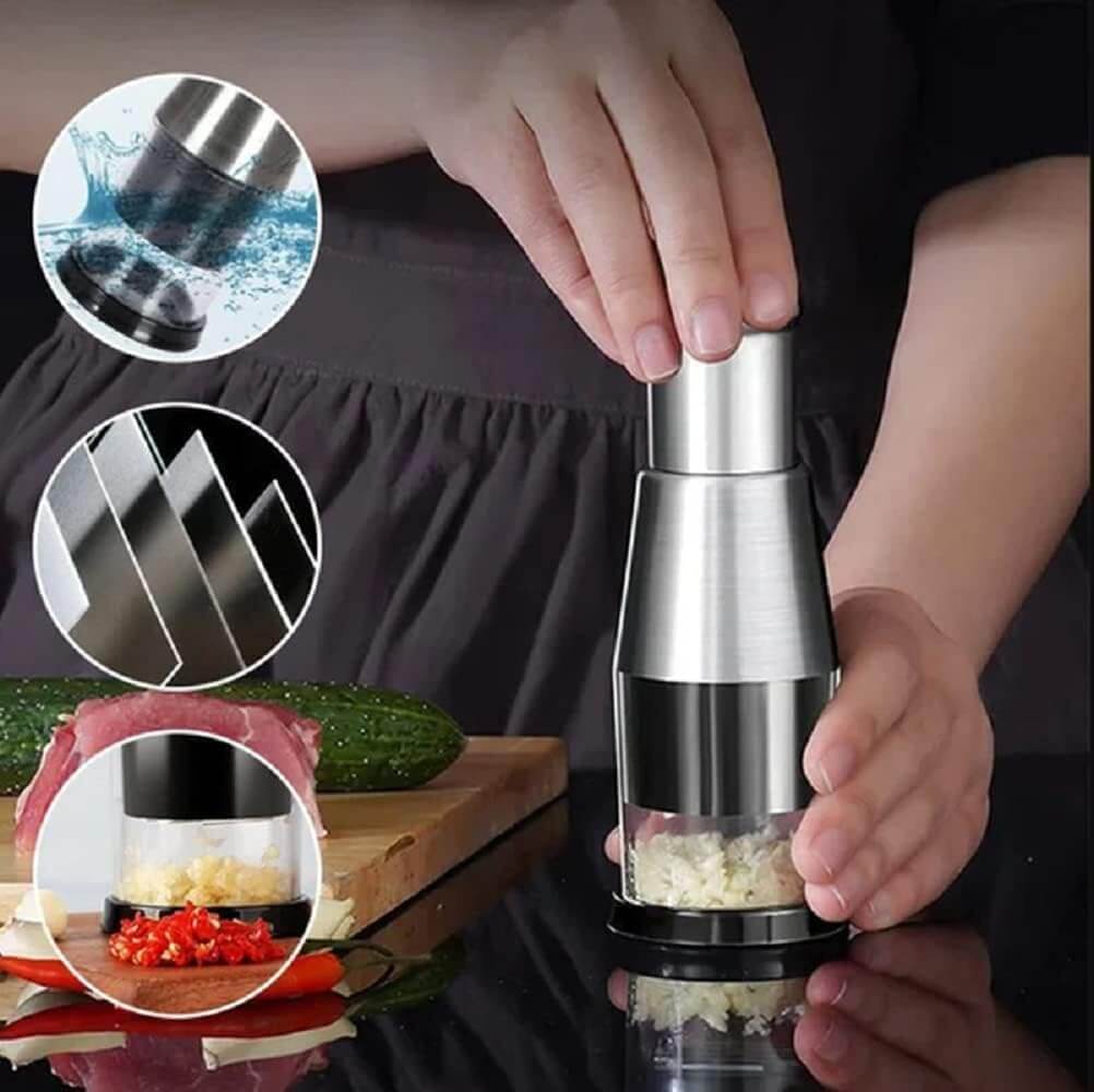 Easy Use Stainless Steel Veg Chopper for Home Cooking