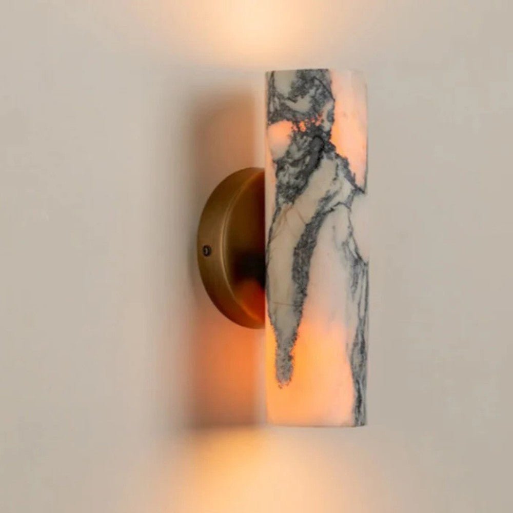 Luxury Metal Round Wall Lamp - Fesara