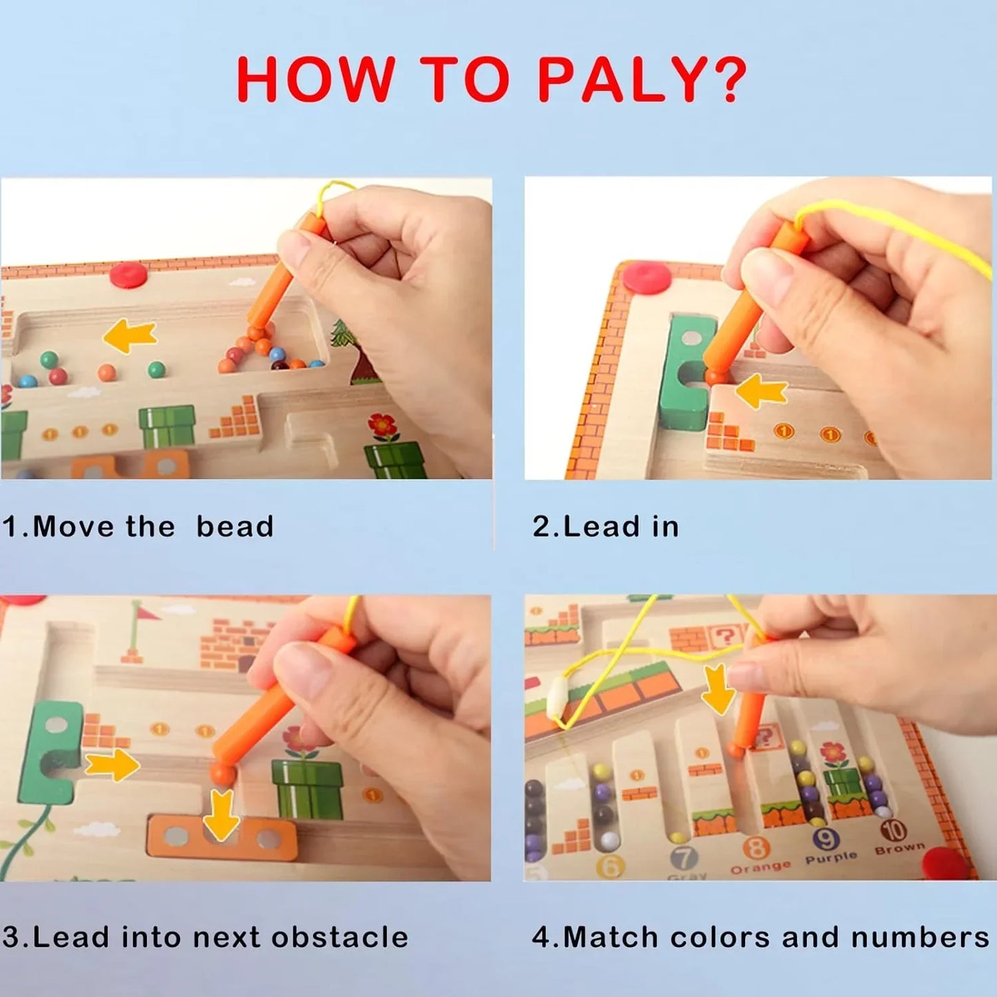 Fun Interactive Kids Puzzle Board
