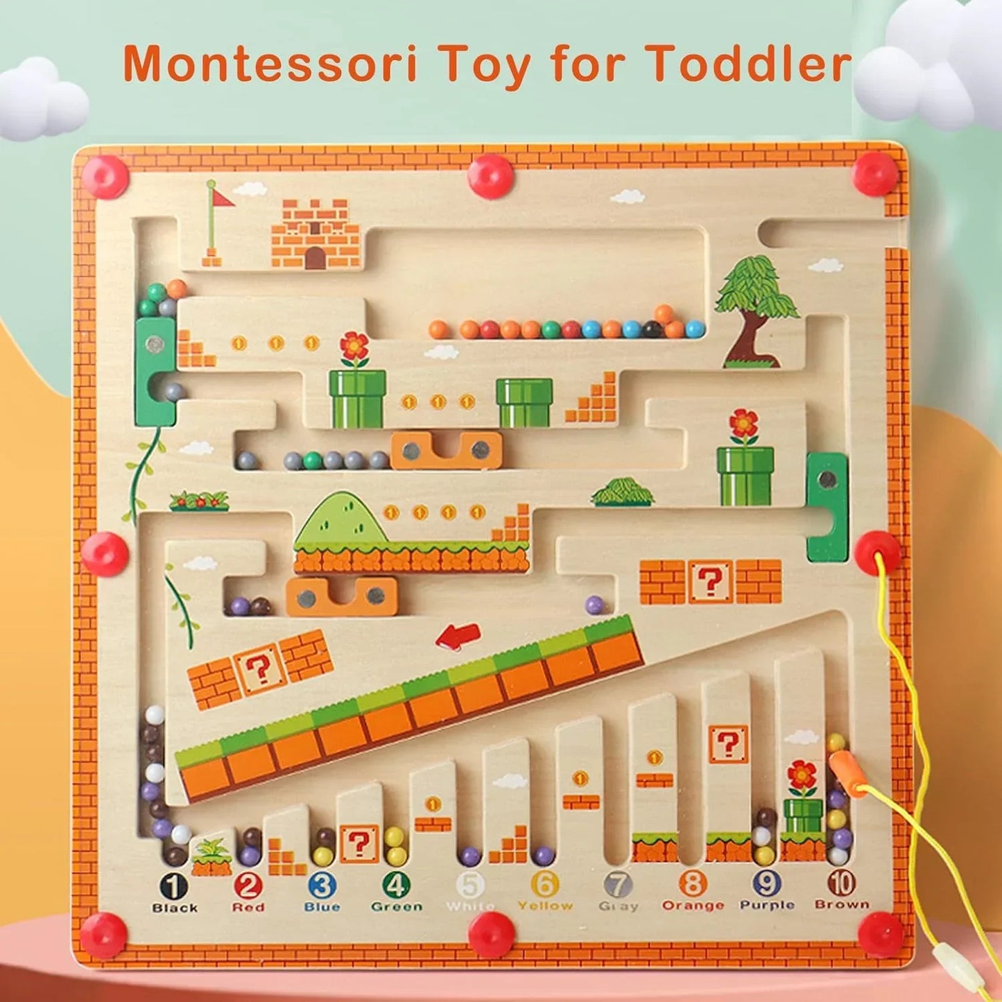 Fun Interactive Kids Puzzle Board