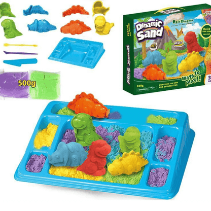 Fun Moldable Play Sand Kit for Kids