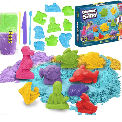 Fun Moldable Play Sand Kit for Kids
