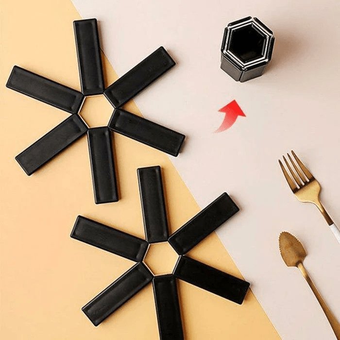 Durable Silicone Table Coasters - 4 Pack Protective Set