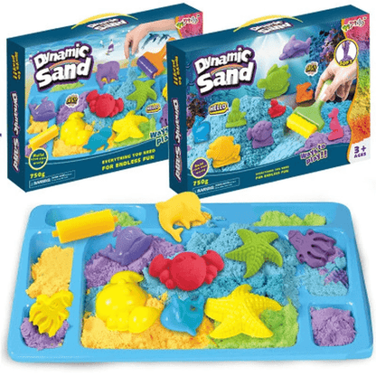 Fun Moldable Play Sand Kit for Kids