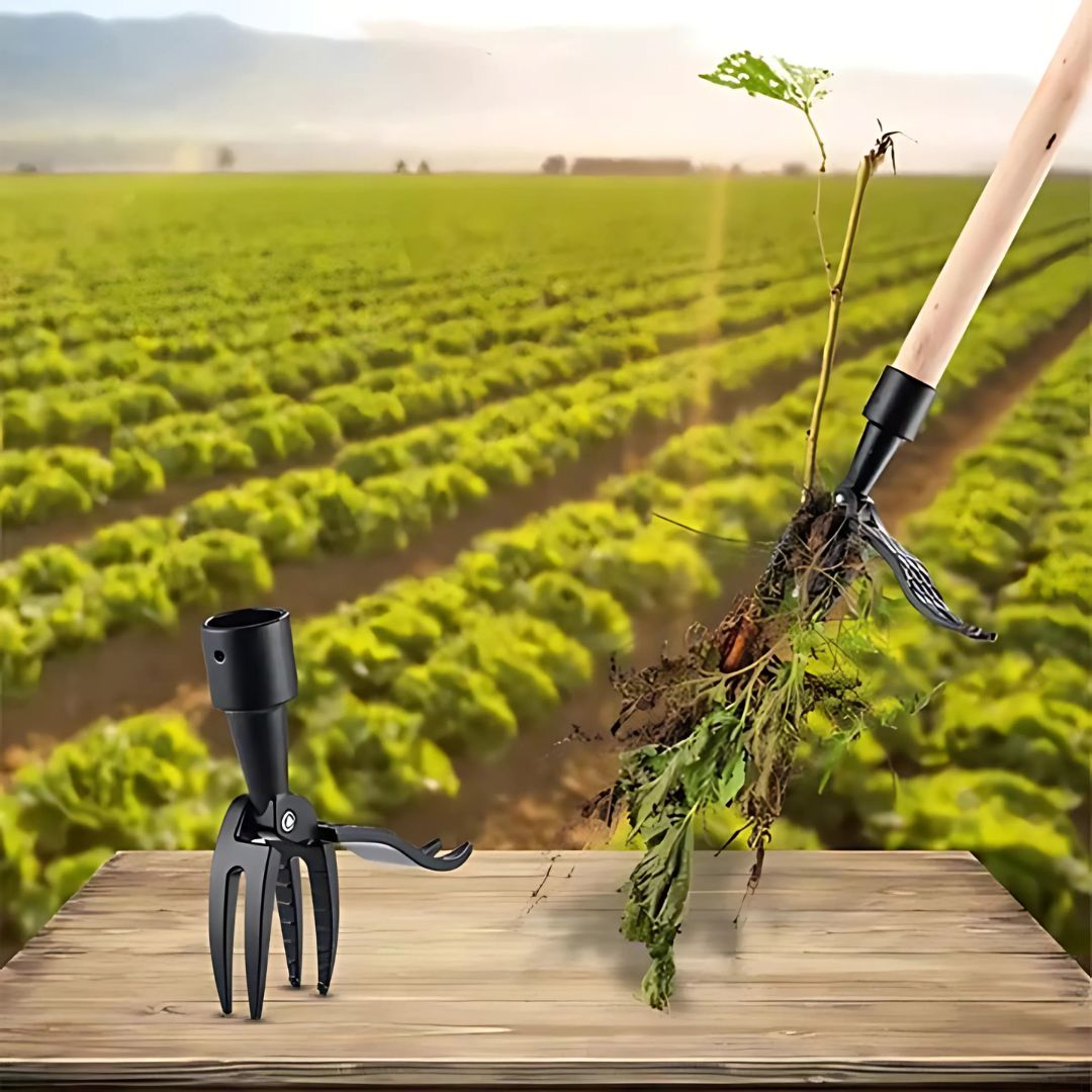 Easy Grip Garden Weeder with Strong Metal Claws
