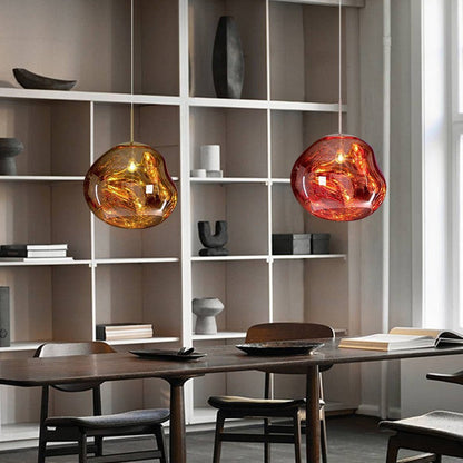 Beautiful Glass Pendant Light Fixture