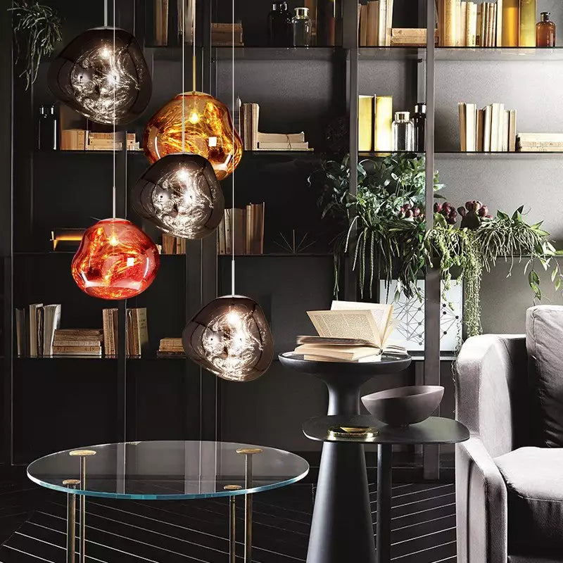 Beautiful Glass Pendant Light Fixture
