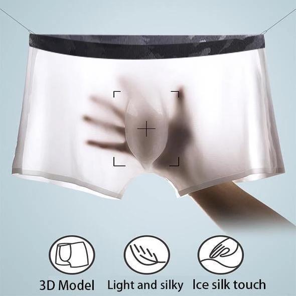 Cooling Men's Silk Boxer Briefs