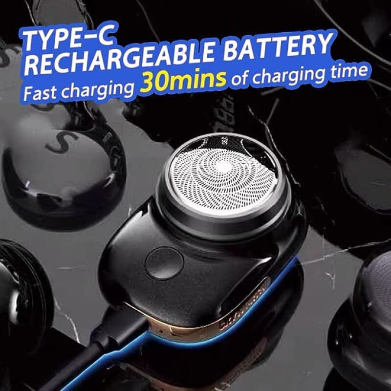 Compact Men's Rechargeable Shaver