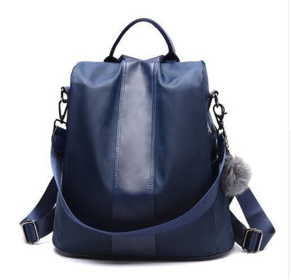 Secure Women's Leather Travel Backpack