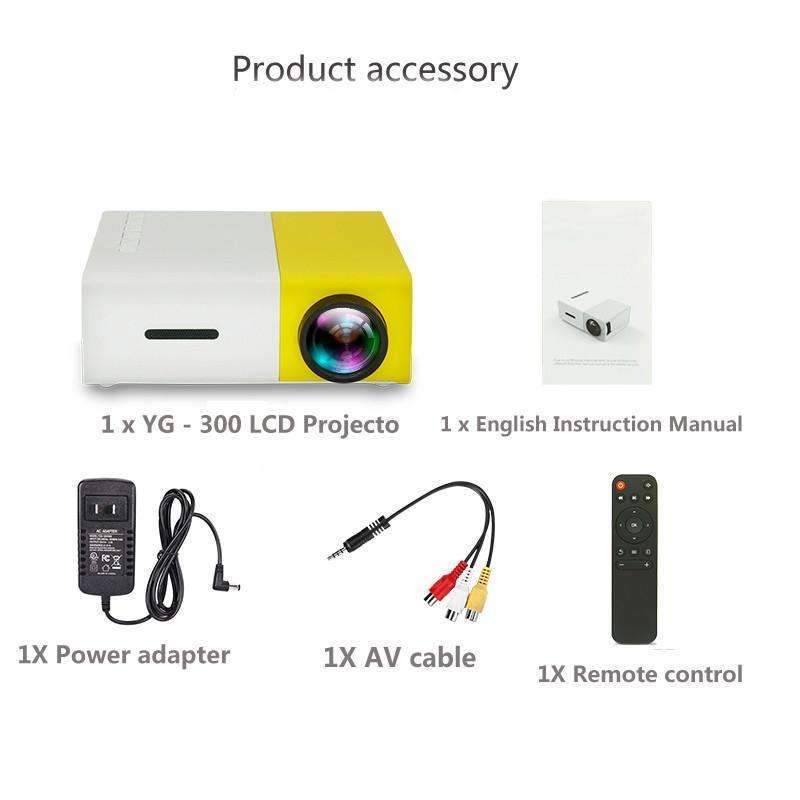 Compact Home Cinema Mini Projector