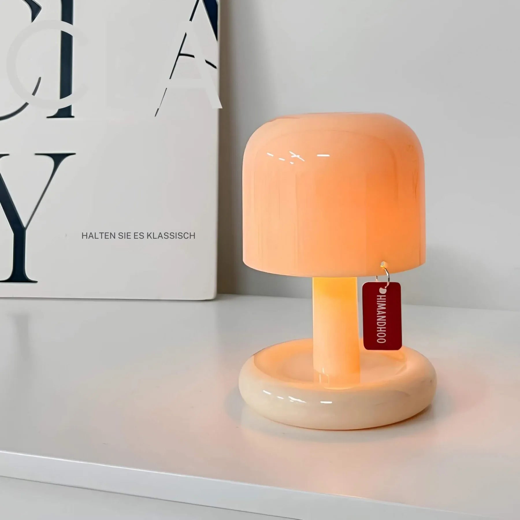 Warm Glow Bedside Table Lamp - Fesara