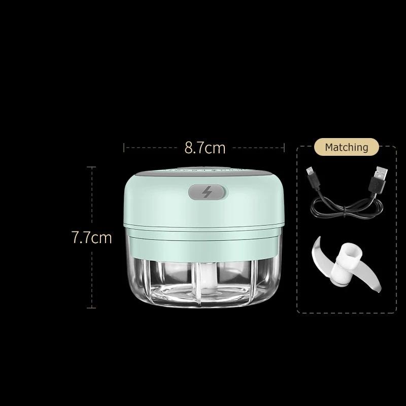 Portable Electric Food Chopper with Stainless Steel Blades