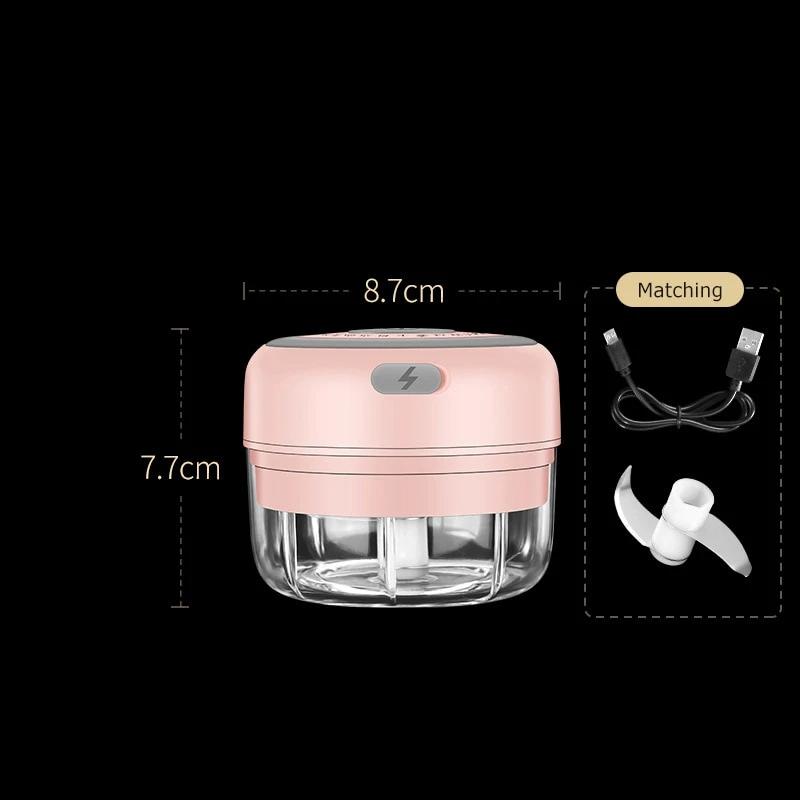 Portable Electric Food Chopper with Stainless Steel Blades