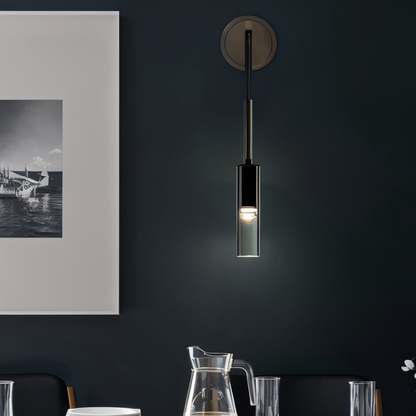 Simple Glass Wall Light Fixture