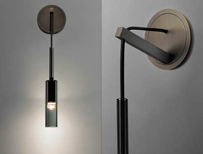 Simple Glass Wall Light Fixture