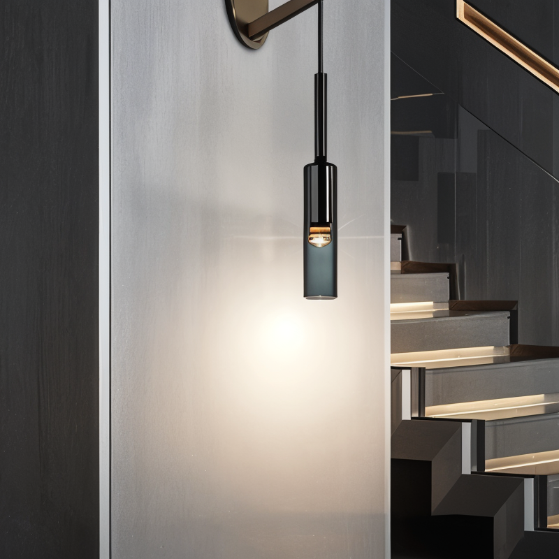 Simple Glass Wall Light Fixture - Fesara