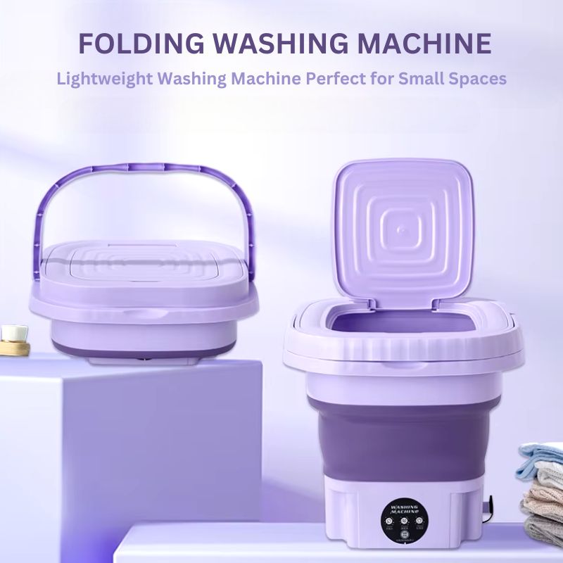 Portable Compact 8L Laundry Washer Dryer