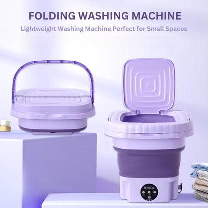 Portable Compact 8L Laundry Washer Dryer