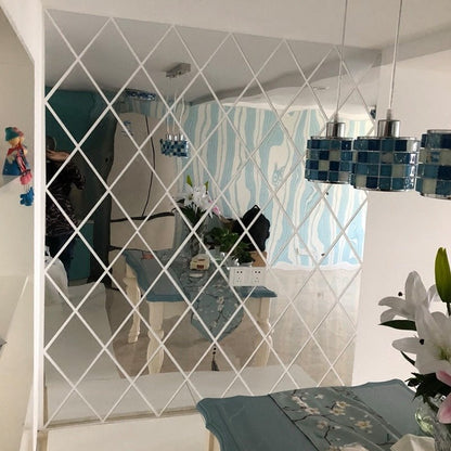 Stylish 3D Wall Mirror Tiles