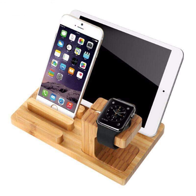 Eco Friendly Bamboo Phone Charging Station - Fesara