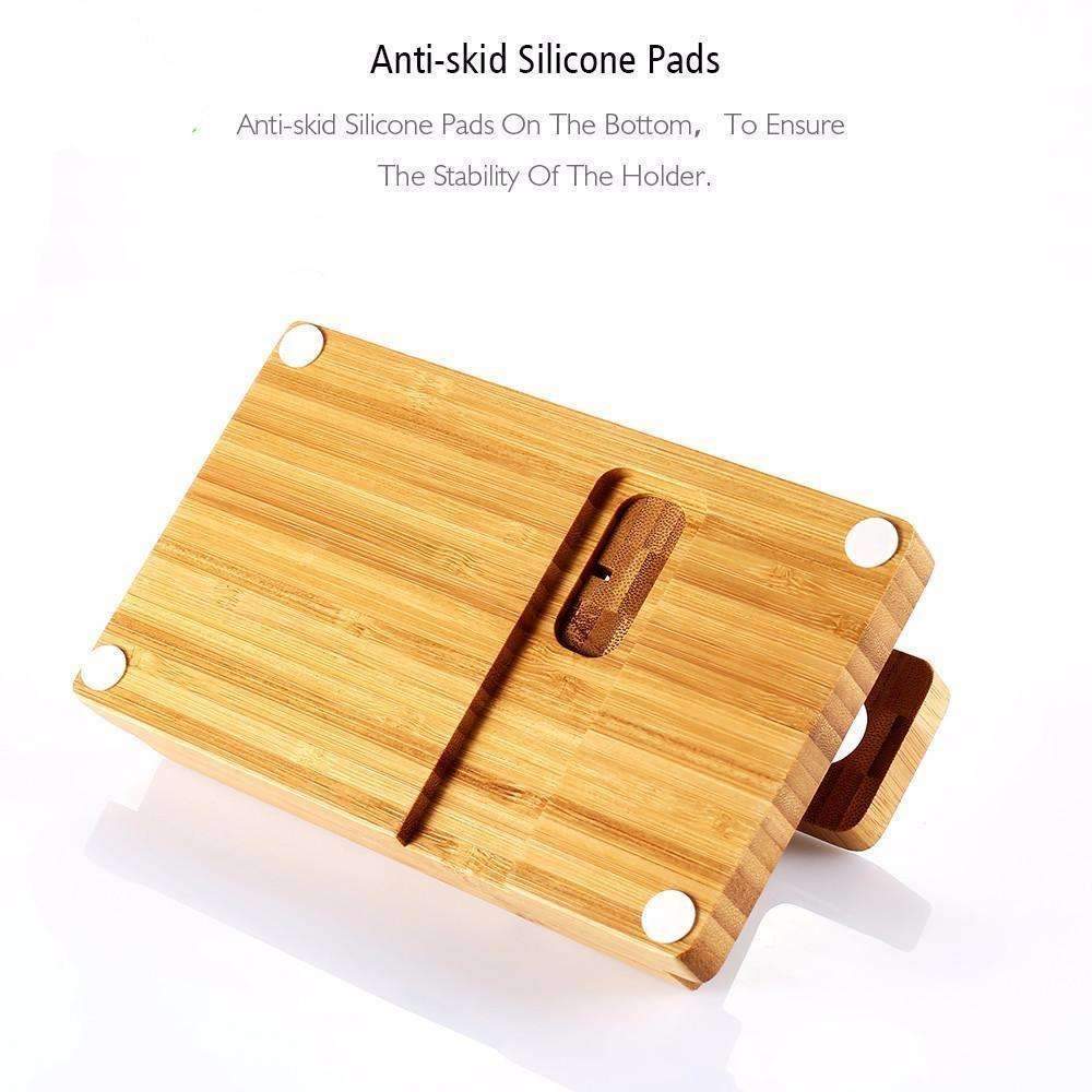 Eco Friendly Bamboo Phone Charging Station