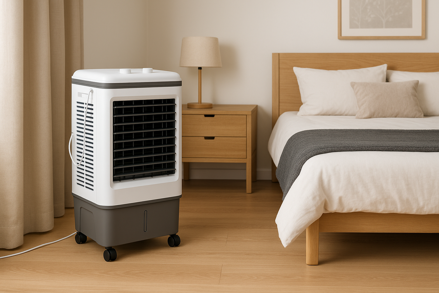 Powerful 4-in-1 Evaporative Air Cooler Fan
