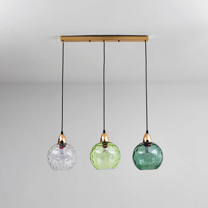 Stylish 3 Light Pendant Lamp - Chrome Cascade