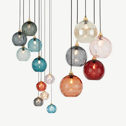 Stylish 3 Light Pendant Lamp - Chrome Cascade