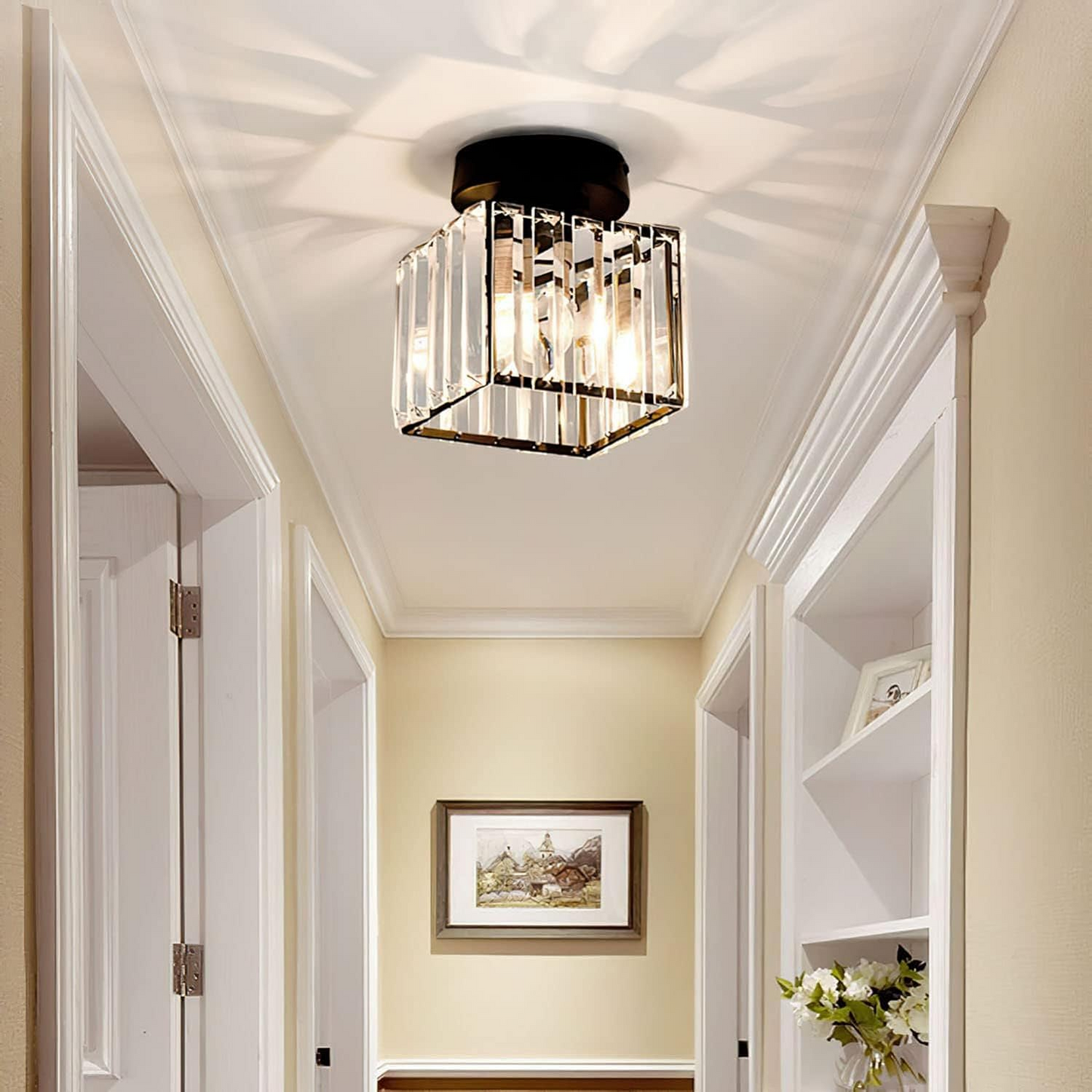 Luxurious Crystal Drop Ceiling Light