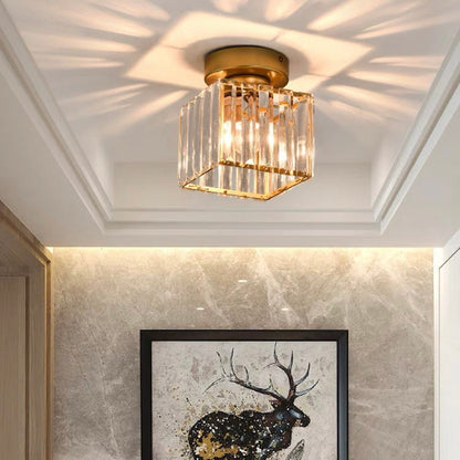Luxurious Crystal Drop Ceiling Lamp