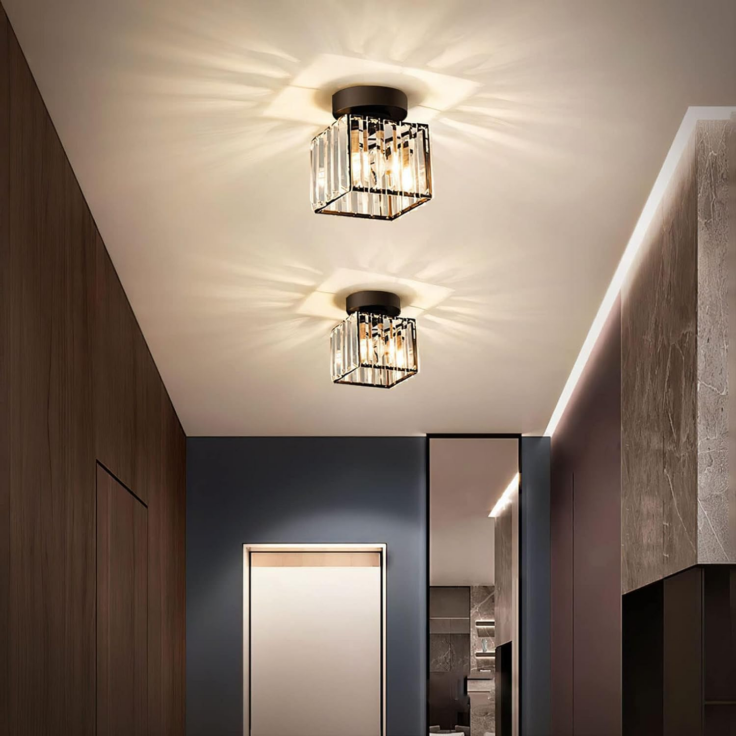 Luxurious Crystal Drop Ceiling Lamp