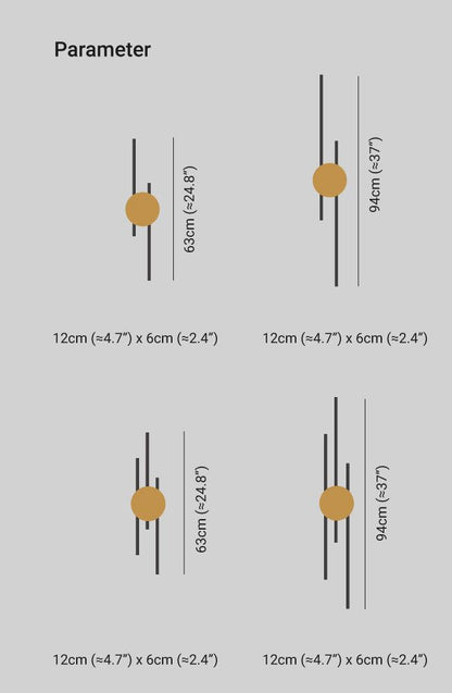 Edgy Urban LED Wall Lamp - LumoGlow - Fesara