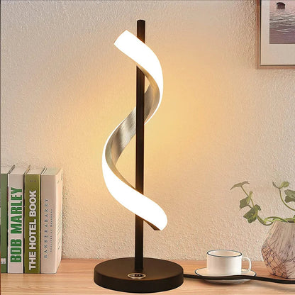 Stylish Black Table Light - Fesara